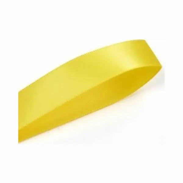 Satijn Lint 2, 2cm - Satijnlint - Geel (645) - Dubbelzijdige Kwaliteit - Rol 22, 85 Meter thumbnail