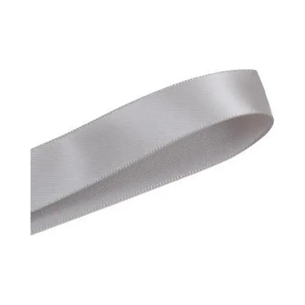 Satijn Lint 2, 2 Cm - Zilver Grijs (012) - Dubbelzijdige Kwaliteit - Rol 22, 85 Meter thumbnail