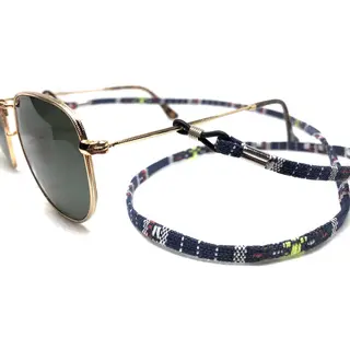 Fashtival | Brillenkoord Marine | Zonnebrilkoord Marine Blauw | Zonnebril Touwtje