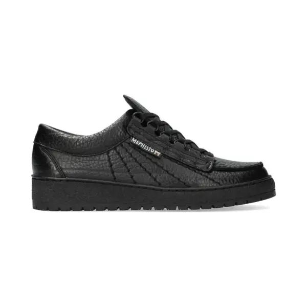 Mephisto Rainbow - Heren Veterschoen - Zwart - Maat 43.5 (Eu) 9.5 (Uk) thumbnail