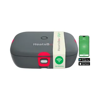 Faitron - Heatsbox Style + - Electrische Lunchbox - Rvs - Verwarmde Lunchbox - Voor Warme Maaltijden - Verschillende Compartimenten - Met App - 220V