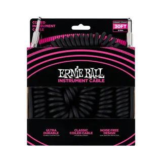 Ernie Ball P06044 Audiokabel 9,14 m 6,35 mm Schwarz