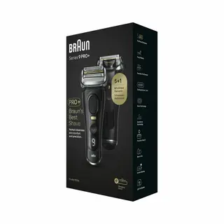 Braun Series 9 Pro+ 9510s Wet & Dry Folienschaber Trimmer Schwarz
