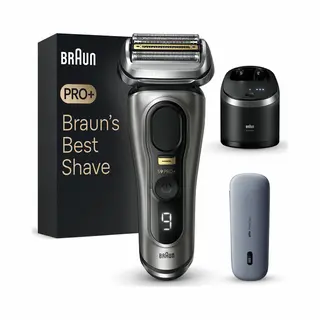 Braun Series 9 Pro+ 9575cc Wet & Dry Foil shaver Trimmer Metallic
