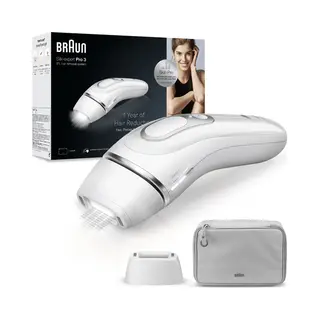 Braun Silk-expert Pro Silk expert Pro 3 PL3020 Lichtimpulstechnologie (Ipl) Silber, Weiß