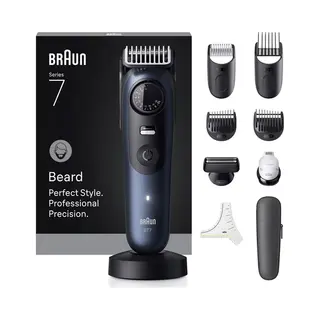 Braun BeardTrimmer 7 BT7540 baardtrimmer Batterij/Accu 40 2 cm Nat en droog Zwart, Blauw