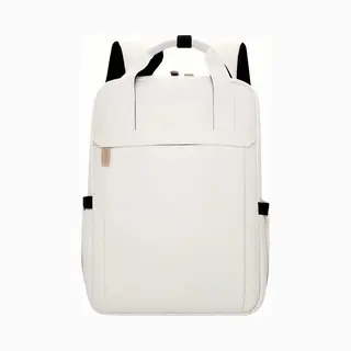 Rugzak-computertas Voor 15, 6-16, 1 Inch Laptop-multifunctioneel-lichtgewicht-waterdicht-unisex-wit