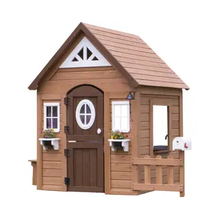 Backyard Discovery Aspen Houten Speelhuis - Met Speelkeukentje, Brievenbus En Meer