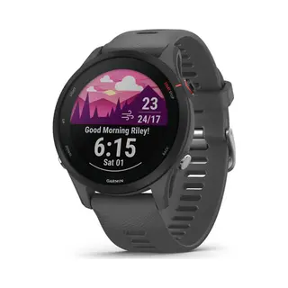 Garmin Forerunner 255 3,3 cm (1.3") Mip 46 mm Digital 260 x 260 Pixel Grau Wlan Gps