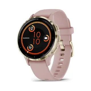 Garmin Venu 3S 3,05 cm (1.2") Amoled 41 mm Digital 390 x 390 Pixel Touchscreen Gold, Rose Wlan Gps