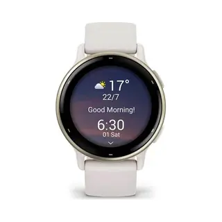 Garmin Vivoactive 5 3,05 cm (1.2") Amoled 42 mm Digital 390 x 390 Pixel Touchscreen Weiß Wlan Gps
