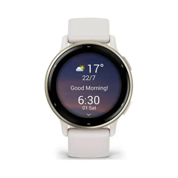 Garmin Vivoactive 5 3,05 cm (1.2") Amoled 42 mm Digital 390 x 390 Pixel Touchscreen Weiß Wlan Gps thumbnail