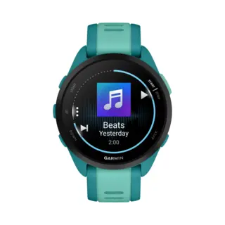 Garmin Forerunner 165 Music 3,05 cm (1.2") Amoled 43 mm Digital 390 x 390 Pixel Touchscreen Türkis Gps