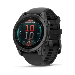Garmin Fenix E 3,3 cm (1.3") Amoled 47 mm Digital 416 x 416 Pixel Touchscreen Schwarz Wlan Gps