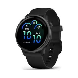 Garmin vívoactive 6 3,05 cm (1.2") Amoled 42 mm Digital 390 x 390 Pixel Touchscreen Schwarz Wlan Gps