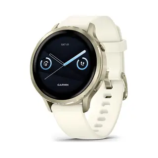 Garmin Venu 4 3,05 cm (1.2") Amoled 41 mm Digital 390 x 390 Pixel Touchscreen Gold Wlan Gps