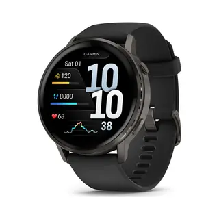 Garmin Venu 4 3,56 cm (1.4") Amoled 45 mm Digital 454 x 454 Pixel Touchscreen Schwarz Wlan Gps