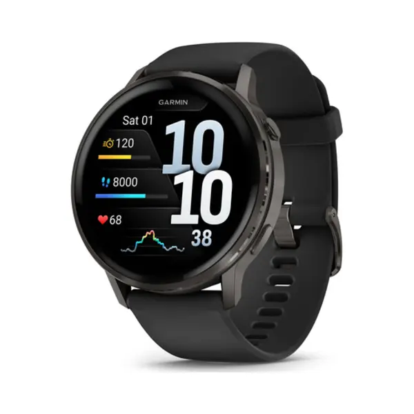 Garmin Venu 4 3,56 cm (1.4") Amoled 45 mm Digital 454 x 454 Pixel Touchscreen Schwarz Wlan Gps thumbnail