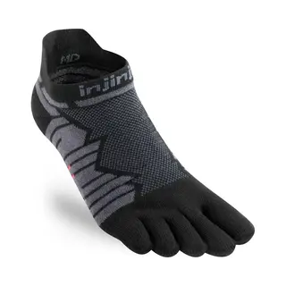 Injinji | Ultra Run No-Show Onyx (Maat - L) | Teensokken