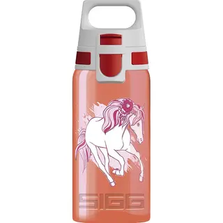 Sigg Viva One Pferdeclub Täglicher Gebrauch 500 ml Polypropylen (Pp) Orange, Weiß