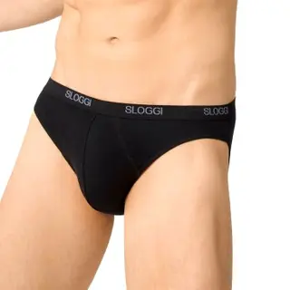 Sloggi Herren Basic Mini, Black, 4