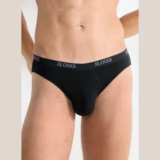 Sloggi Herren Basic Mini, Black, 5