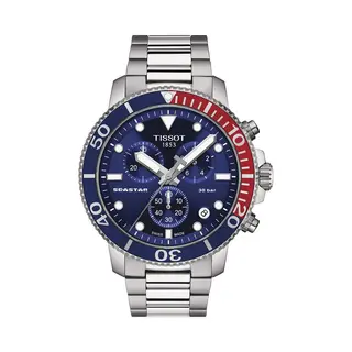 Tissot Seastar 1000 Chronograph T120.417.11.041.03 Men's Pepsi Bezel Watch