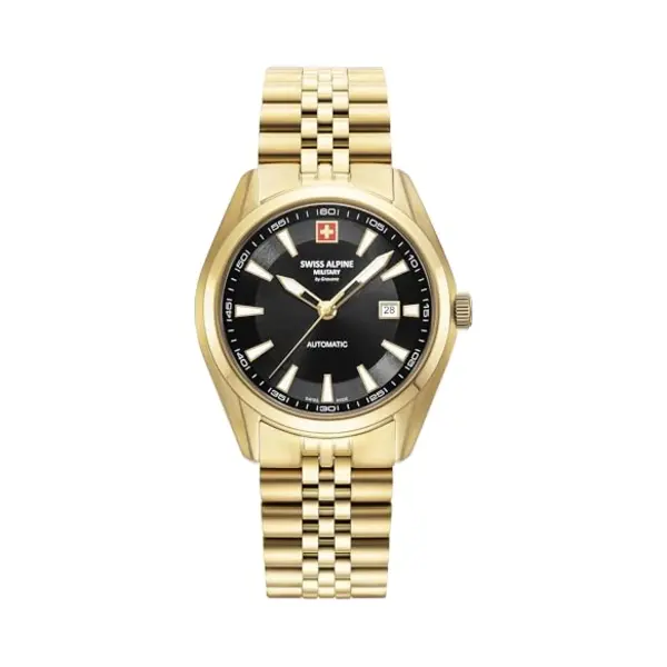 Swiss Alpine Military Herren Automatik Uhr Armbanduhr 7091.2117SAM Edelstahl thumbnail
