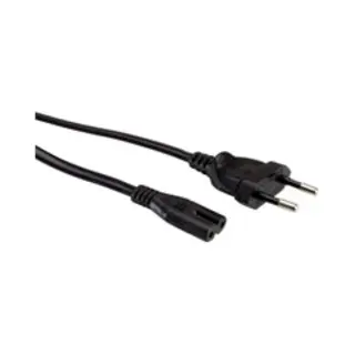 VALUE Wert 19.99.2094 Stromkabel Schwarz 5 m CEE7/16 C7 Kupplung