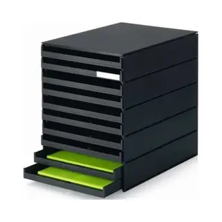 Styro styroval pro Dateiablagebox Polystyrene Schwarz