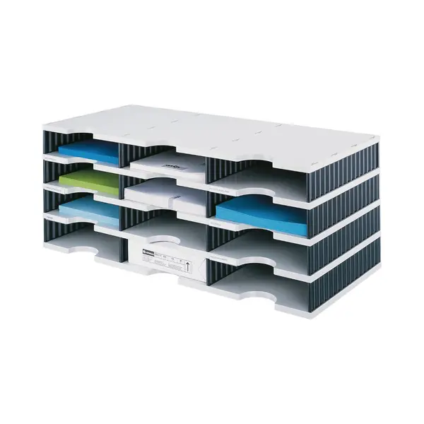 Styro styrodoc trio Dateiablagebox Polystyrol Blau, Grau thumbnail