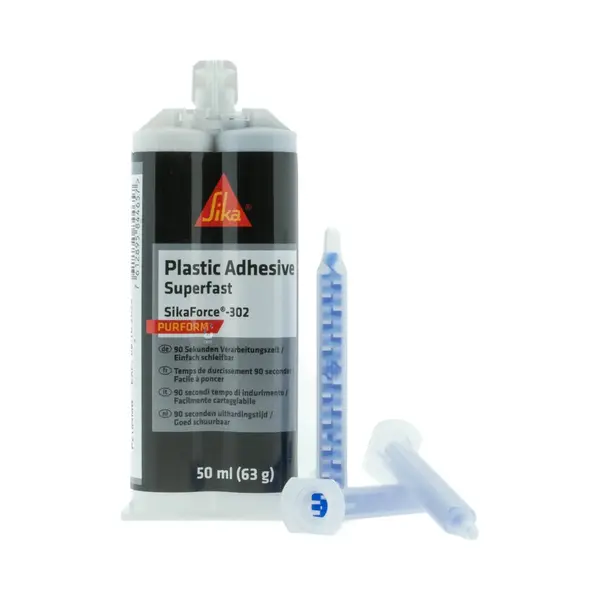 Sika - SikaForce-302, 2k Kleber Für Z.B. Kunststoff, 50ml, Schwarz thumbnail