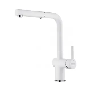 Franke 115.0653.387, Küchenarmatur Active L Pull Out Spray, Polar White