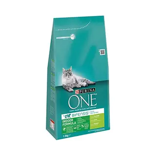 Purina One Kattenvoer Droog Indoor Kalkoen 1, 5 Kg