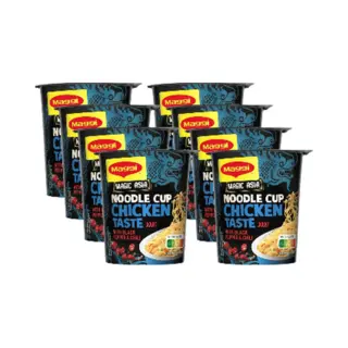Maggi Magic Asia Nudelbecher Curry, 63 G (8er-Pack)