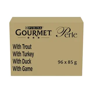 Gourmet Perle Country Medley Mini Fillets In Jelly Wet Cat Food 96x85g