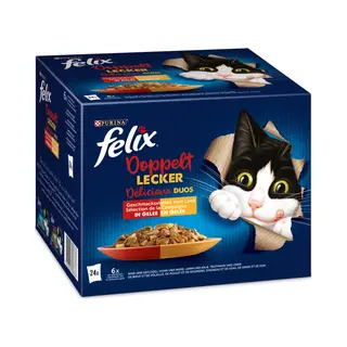 Felix So Gut Wie Es Aussieht Doppelt Lecker Vielfalt Vom Land 24x85g