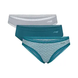 Sloggi Slip 'Blue Go Crush' Grijs / Groen / Petrol