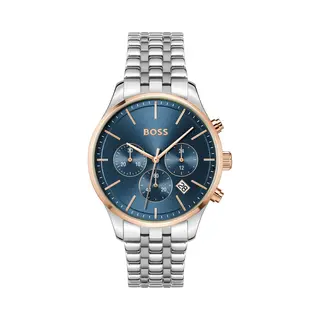 Hugo Boss Avery 1514158 Men's Chronograph Watch – 42mm Blue Dial Steel Bracelet
