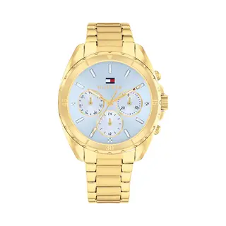 Tommy Hilfiger Multi Zifferblatt Quarz Uhr Für Damen Mit Goldfarben Edelstahlarmband - 1782783
