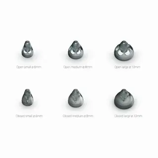 Phonak Smokey Dome - Closed 8mm - 10 Stuks