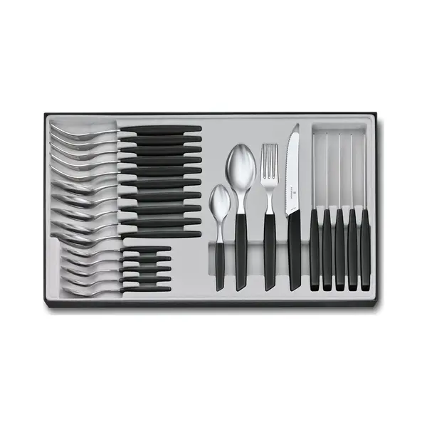 Victorinox Swiss Modern Besteck-Set 24 Stück(e) Schwarz thumbnail