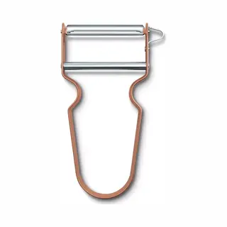 Victorinox Rex Profi Sparschäler, Gemüseschäler, Kartoffelschäler, Gerader Schliff, Pendelklinge, Extra Scharf, Aluminium
