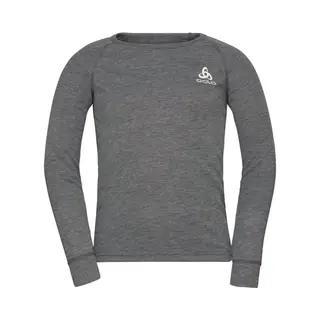 Odlo Kids Functional Underwear Long Sleeve Shirt Active Warm Eco, Odlo Steel Grey Melange, 152