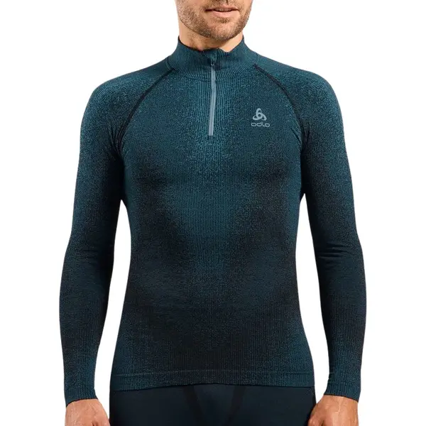 Odlo Blackcomb Eco Half Zip Turtle Neck Base Layer Longsleeve Heren - Maat Xxl thumbnail