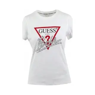 Guess, Shirts, Damen T-Shirt Icon Tee, (M)