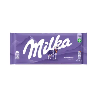 Milka Alpenmilch 90G - Beschädigt Verpackung