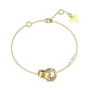 Guess Armband 4G Forever Double Circles Bracelet Yellow Gold Goudkleurig