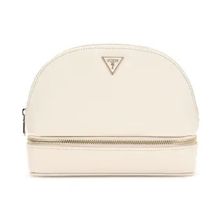Guess Utensil Zak Dome Cosmetic Pouch Cream Crème