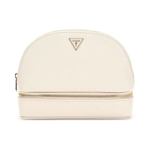 Guess Utensil Zak Dome Cosmetic Pouch Cream Crème thumbnail
